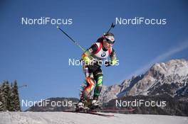 12.12.2014, Hochfilzen, Austria (AUT): Yuryi Liadov (BLR) - IBU world cup biathlon, sprint men, Hochfilzen (AUT). www.nordicfocus.com. © Manzoni/NordicFocus. Every downloaded picture is fee-liable.