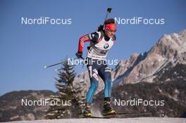 12.12.2014, Hochfilzen, Austria (AUT): Evgeniy Garanichev (RUS) - IBU world cup biathlon, sprint men, Hochfilzen (AUT). www.nordicfocus.com. © Manzoni/NordicFocus. Every downloaded picture is fee-liable.