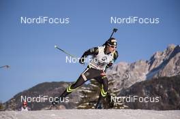 12.12.2014, Hochfilzen, Austria (AUT): Alexis Boeuf (FRA) - IBU world cup biathlon, sprint men, Hochfilzen (AUT). www.nordicfocus.com. © Manzoni/NordicFocus. Every downloaded picture is fee-liable.