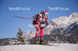 12.12.2014, Hochfilzen, Austria (AUT): Andrejs Rastorgujevs (LAT) - IBU world cup biathlon, sprint men, Hochfilzen (AUT). www.nordicfocus.com. © Manzoni/NordicFocus. Every downloaded picture is fee-liable.