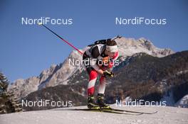 12.12.2014, Hochfilzen, Austria (AUT): David Komatz (AUT) - IBU world cup biathlon, sprint men, Hochfilzen (AUT). www.nordicfocus.com. © Manzoni/NordicFocus. Every downloaded picture is fee-liable.
