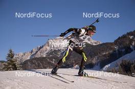 12.12.2014, Hochfilzen, Austria (AUT): Simon Desthieux (FRA) - IBU world cup biathlon, sprint men, Hochfilzen (AUT). www.nordicfocus.com. © Manzoni/NordicFocus. Every downloaded picture is fee-liable.