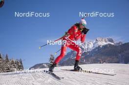 12.12.2014, Hochfilzen, Austria (AUT): Nicole Gontier (ITA) - IBU world cup biathlon, sprint women, Hochfilzen (AUT). www.nordicfocus.com. © Manzoni/NordicFocus. Every downloaded picture is fee-liable.