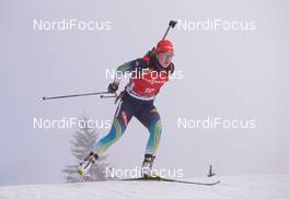 12.12.2014, Hochfilzen, Austria (AUT): Juliya Dzhyma (UKR) - IBU world cup biathlon, sprint women, Hochfilzen (AUT). www.nordicfocus.com. © Manzoni/NordicFocus. Every downloaded picture is fee-liable.
