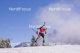 12.12.2014, Hochfilzen, Austria (AUT): Darya Domracheva (BLR) - IBU world cup biathlon, sprint women, Hochfilzen (AUT). www.nordicfocus.com. © Manzoni/NordicFocus. Every downloaded picture is fee-liable.