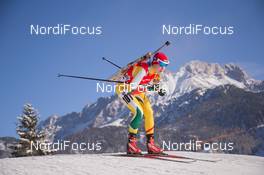 12.12.2014, Hochfilzen, Austria (AUT): Natalija Kocergina (LTU)  - IBU world cup biathlon, sprint women, Hochfilzen (AUT). www.nordicfocus.com. © Manzoni/NordicFocus. Every downloaded picture is fee-liable.