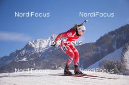 12.12.2014, Hochfilzen, Austria (AUT): Marte Olsbu (NOR) - IBU world cup biathlon, sprint women, Hochfilzen (AUT). www.nordicfocus.com. © Manzoni/NordicFocus. Every downloaded picture is fee-liable.