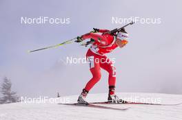 12.12.2014, Hochfilzen, Austria (AUT): Dorothea Wierer (ITA) - IBU world cup biathlon, sprint women, Hochfilzen (AUT). www.nordicfocus.com. © Manzoni/NordicFocus. Every downloaded picture is fee-liable.