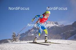 12.12.2014, Hochfilzen, Austria (AUT): Kristel Viigipuu (EST) - IBU world cup biathlon, sprint women, Hochfilzen (AUT). www.nordicfocus.com. © Manzoni/NordicFocus. Every downloaded picture is fee-liable.