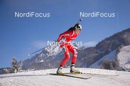 12.12.2014, Hochfilzen, Austria (AUT): Lisa Vittozzi (ITA) - IBU world cup biathlon, sprint women, Hochfilzen (AUT). www.nordicfocus.com. © Manzoni/NordicFocus. Every downloaded picture is fee-liable.
