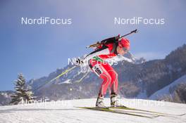 12.12.2014, Hochfilzen, Austria (AUT): Desislava Stoyanova (BUL) - IBU world cup biathlon, sprint women, Hochfilzen (AUT). www.nordicfocus.com. © Manzoni/NordicFocus. Every downloaded picture is fee-liable.