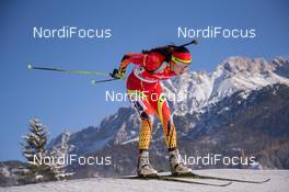 12.12.2014, Hochfilzen, Austria (AUT): Yue Wang (CHN) - IBU world cup biathlon, sprint women, Hochfilzen (AUT). www.nordicfocus.com. © Manzoni/NordicFocus. Every downloaded picture is fee-liable.