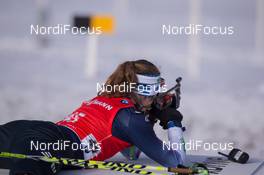 12.12.2014, Hochfilzen, Austria (AUT): Susan Dunklee (USA) - IBU world cup biathlon, sprint women, Hochfilzen (AUT). www.nordicfocus.com. © Manzoni/NordicFocus. Every downloaded picture is fee-liable.