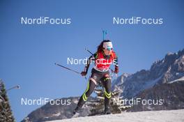 12.12.2014, Hochfilzen, Austria (AUT): Sofie Boilley (FRA) - IBU world cup biathlon, sprint women, Hochfilzen (AUT). www.nordicfocus.com. © Manzoni/NordicFocus. Every downloaded picture is fee-liable.