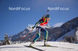 12.12.2014, Hochfilzen, Austria (AUT): Elisabeth Hoegberg (SWE) - IBU world cup biathlon, sprint women, Hochfilzen (AUT). www.nordicfocus.com. © Manzoni/NordicFocus. Every downloaded picture is fee-liable.