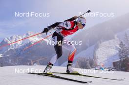 12.12.2014, Hochfilzen, Austria (AUT): Krystyna Guzik (POL) - IBU world cup biathlon, sprint women, Hochfilzen (AUT). www.nordicfocus.com. © Manzoni/NordicFocus. Every downloaded picture is fee-liable.