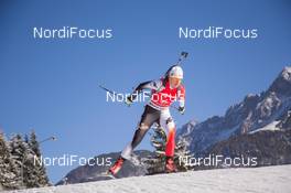 12.12.2014, Hochfilzen, Austria (AUT): Magdalena Gwizdon (POL) - IBU world cup biathlon, sprint women, Hochfilzen (AUT). www.nordicfocus.com. © Manzoni/NordicFocus. Every downloaded picture is fee-liable.