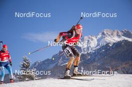 12.12.2014, Hochfilzen, Austria (AUT): Franziska Hildebrand (GER) - IBU world cup biathlon, sprint women, Hochfilzen (AUT). www.nordicfocus.com. © Manzoni/NordicFocus. Every downloaded picture is fee-liable.