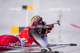 12.12.2014, Hochfilzen, Austria (AUT): Lise Theresa Hauser (AUT) - IBU world cup biathlon, sprint women, Hochfilzen (AUT). www.nordicfocus.com. © Manzoni/NordicFocus. Every downloaded picture is fee-liable.