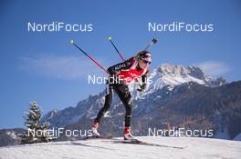 12.12.2014, Hochfilzen, Austria (AUT): Elisa Gasparin (SUI) - IBU world cup biathlon, sprint women, Hochfilzen (AUT). www.nordicfocus.com. © Manzoni/NordicFocus. Every downloaded picture is fee-liable.