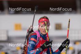 12.12.2014, Hochfilzen, Austria (AUT): Gabriela Soukalova (CZE) - IBU world cup biathlon, sprint women, Hochfilzen (AUT). www.nordicfocus.com. © Manzoni/NordicFocus. Every downloaded picture is fee-liable.
