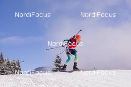 12.12.2014, Hochfilzen, Austria (AUT): Natalya Burdyga (URK) - IBU world cup biathlon, sprint women, Hochfilzen (AUT). www.nordicfocus.com. © Manzoni/NordicFocus. Every downloaded picture is fee-liable.