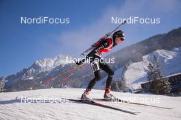 12.12.2014, Hochfilzen, Austria (AUT): Aita Gasparin (SUI) - IBU world cup biathlon, sprint women, Hochfilzen (AUT). www.nordicfocus.com. © Manzoni/NordicFocus. Every downloaded picture is fee-liable.