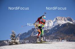 12.12.2014, Hochfilzen, Austria (AUT): Darya Domracheva (BLR) - IBU world cup biathlon, sprint women, Hochfilzen (AUT). www.nordicfocus.com. © Manzoni/NordicFocus. Every downloaded picture is fee-liable.
