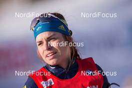 12.12.2014, Hochfilzen, Austria (AUT): Elisabeth Hoegberg (SWE) - IBU world cup biathlon, sprint women, Hochfilzen (AUT). www.nordicfocus.com. © Manzoni/NordicFocus. Every downloaded picture is fee-liable.