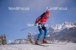 12.12.2014, Hochfilzen, Austria (AUT): Ekaterina Shumilova (RUS) - IBU world cup biathlon, sprint women, Hochfilzen (AUT). www.nordicfocus.com. © Manzoni/NordicFocus. Every downloaded picture is fee-liable.