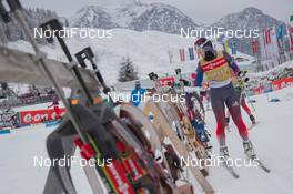 10.12.2014, Hochfilzen, Austria (AUT): Ji-Hee Mun (KOR) - IBU world cup biathlon, training, Hochfilzen (AUT). www.nordicfocus.com. © Manzoni/NordicFocus. Every downloaded picture is fee-liable.