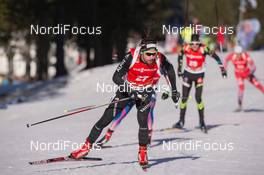 20.12.2014, Pokljuka, Slovenia (SLO): Benjamin Weger (SUI) - IBU world cup biathlon, pursuit men, Pokljuka (SLO). www.nordicfocus.com. © Manzoni/NordicFocus. Every downloaded picture is fee-liable.