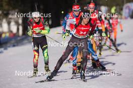 20.12.2014, Pokljuka, Slovenia (SLO): Brendan Green (CAN) - IBU world cup biathlon, pursuit men, Pokljuka (SLO). www.nordicfocus.com. © Manzoni/NordicFocus. Every downloaded picture is fee-liable.