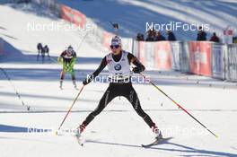20.12.2014, Pokljuka, Slovenia (SLO): Elisa Gasparin (SUI)  - IBU world cup biathlon, pursuit women, Pokljuka (SLO). www.nordicfocus.com. © Manzoni/NordicFocus. Every downloaded picture is fee-liable.