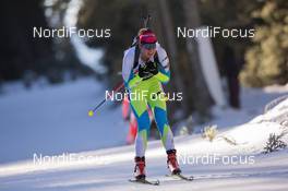 20.12.2014, Pokljuka, Slovenia (SLO): Teja Gregorin (SLO)  - IBU world cup biathlon, pursuit women, Pokljuka (SLO). www.nordicfocus.com. © Manzoni/NordicFocus. Every downloaded picture is fee-liable.