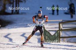 19.12.2014, Pokljuka, Slovenia (SLO): Simon Schempp (GER) - IBU world cup biathlon, sprint men, Pokljuka (SLO). www.nordicfocus.com. © Manzoni/NordicFocus. Every downloaded picture is fee-liable.