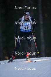 19.12.2014, Pokljuka, Slovenia (SLO): Mario Dolder (SUI) - IBU world cup biathlon, sprint men, Pokljuka (SLO). www.nordicfocus.com. © Manzoni/NordicFocus. Every downloaded picture is fee-liable.