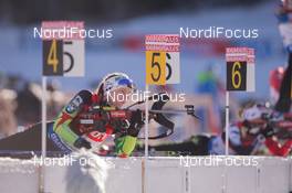 18.12.2014, Pokljuka, Slovenia (SLO): Darya Domracheva (BLR) - IBU world cup biathlon, sprint women, Pokljuka (SLO). www.nordicfocus.com. © Manzoni/NordicFocus. Every downloaded picture is fee-liable.
