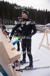 17.12.2014, Pokljuka, Slovenia (SLO): Simon Desthieux (FRA) - IBU world cup biathlon, training, Pokljuka (SLO). www.nordicfocus.com. © Manzoni/NordicFocus. Every downloaded picture is fee-liable.