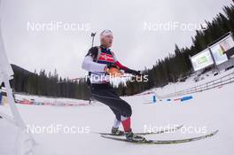17.12.2014, Pokljuka, Slovenia (SLO): Simon Eder (AUT) - IBU world cup biathlon, training, Pokljuka (SLO). www.nordicfocus.com. © Manzoni/NordicFocus. Every downloaded picture is fee-liable.