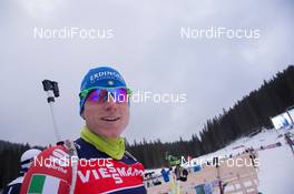 17.12.2014, Pokljuka, Slovenia (SLO): Lukas Hofer (ITA) - IBU world cup biathlon, training, Pokljuka (SLO). www.nordicfocus.com. © Manzoni/NordicFocus. Every downloaded picture is fee-liable.