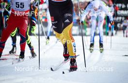 01.01.2014, Lenzerheide, Switzerland (SUI): the feet of Axel Teichmann (GER),  - FIS world cup cross-country, tour de ski, mass men, Lenzerheide (SUI). www.nordicfocus.com. © Felgenhauer/NordicFocus. Every downloaded picture is fee-liable.