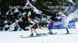 01.01.2014, Lenzerheide, Switzerland (SUI): Tobias Angerer (GER), Martin Bajcicak (SVK), (l-r) - FIS world cup cross-country, tour de ski, mass men, Lenzerheide (SUI). www.nordicfocus.com. © Felgenhauer/NordicFocus. Every downloaded picture is fee-liable.