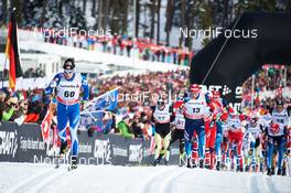 01.01.2014, Lenzerheide, Switzerland (SUI): Matti Heikkinen (FIN), Martin Jaks (CZE), Alexander Legkov (RUS), (l-r) - FIS world cup cross-country, tour de ski, mass men, Lenzerheide (SUI). www.nordicfocus.com. © Felgenhauer/NordicFocus. Every downloaded picture is fee-liable.