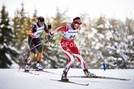 03.01.2014, Cortina-Toblach, Italy (ITA): Claudia Nystad (GER), Paulina Maciuszek (POL), (l-r) - FIS world cup cross-country, tour de ski, pursuit women, Cortina-Toblach (ITA). www.nordicfocus.com. © Felgenhauer/NordicFocus. Every downloaded picture is fee-liable.