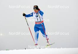 04.01.2014, Val di Fiemme, Italy (ITA): Riitta-Liisa Roponen (FIN) - FIS world cup cross-country, tour de ski, 5km women, Val di Fiemme (ITA). www.nordicfocus.com. © Felgenhauer/NordicFocus. Every downloaded picture is fee-liable.