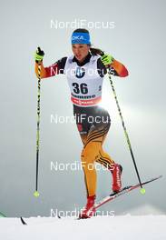 04.01.2014, Val di Fiemme, Italy (ITA): Stefanie Boehler (GER) - FIS world cup cross-country, tour de ski, 5km women, Val di Fiemme (ITA). www.nordicfocus.com. © Felgenhauer/NordicFocus. Every downloaded picture is fee-liable.
