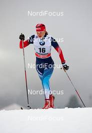 04.01.2014, Val di Fiemme, Italy (ITA): Polina Medvedeva (RUS) - FIS world cup cross-country, tour de ski, 5km women, Val di Fiemme (ITA). www.nordicfocus.com. © Felgenhauer/NordicFocus. Every downloaded picture is fee-liable.