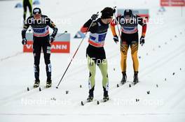 12.01.2014, Nove Mesto, Czech Republic (CZE): Andrew Newell (USA), Ales Razym (CZE), Josef Wenzl (GER), (l-r) - FIS world cup cross-country, team sprint, Nove Mesto (CZE). www.nordicfocus.com. © Rauschendorfer/NordicFocus. Every downloaded picture is fee-liable.