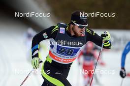 12.01.2014, Nove Mesto, Czech Republic (CZE): Baptiste Gros (FRA) - FIS world cup cross-country, team sprint, Nove Mesto (CZE). www.nordicfocus.com. © Rauschendorfer/NordicFocus. Every downloaded picture is fee-liable.